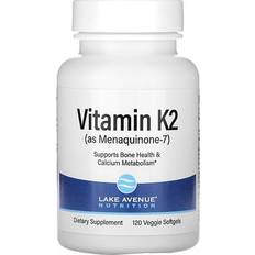 Lake Avenue Nutrition Avenue Nutrition, Vitamin K2 as Menaquinone-7 120 pcs