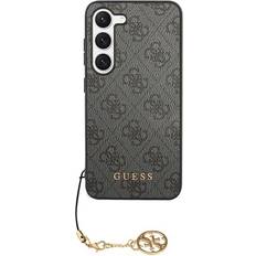 Coques de téléphone portable Guess samsung s24 plus hülle case cover 4g charms collection grey Grau