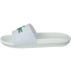 Lacoste Woman Shoes Lacoste Croco Slide Sandalias y Pantuflas - Blanco