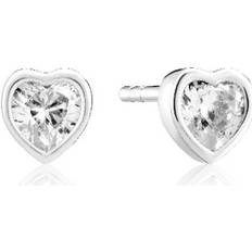 Sif Jakobs Hvid Øreringe Sif Jakobs AMORINO EARRINGS Sølv