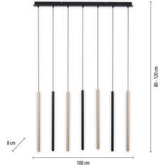 Paul Neuhaus Pendelleuchten Paul Neuhaus FLUTE, stufenlos Pendelleuchte