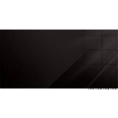 Black Glass Boards Ghent Aria Magnetic Glassboard 4ftx8ft