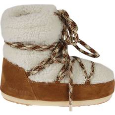 44 - Blanco Botines de Tobillo Moon Boot LAB69 Icon Low Brown Shearling Boots