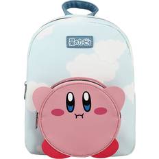 Pink - Women School Bags BioWorld Kirby Cloud All Over Print Mini Backpack with Pocket