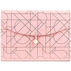 U Brands Modern Pretty 13 Pocket Filing Folder Rose Gold