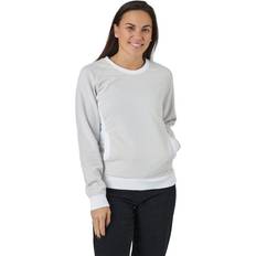 Timberland Femme Vêtements Timberland Linear Logo Sleeve Crew White Sand Female