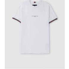 Tommy Hilfiger Herre - XL T-shirts Tommy Hilfiger LOGO TIPPED TEE Hvid