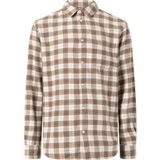 Knowledge Cotton Apparel Kläder Knowledge Cotton Apparel Loose fit Checkered Shirt Gots/vegan Herr Långärmade Skjortor