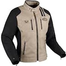 Motorcykeludstyr Segura MC-Jakke Scorpio - Sort/Taupe