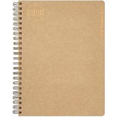 Nu Nu Notebooks Kraft Range Manilla Wire Bound Book