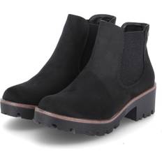 Lynlås Chelsea boots Rieker 99284-00 Schwarz, Female, Sko, Boots, chelsea boots, Sort