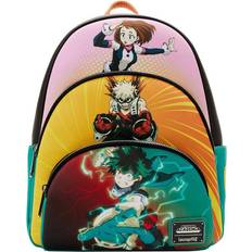 Bags Loungefly My Hero Academia Triple Pocket Mini Backpack Green/Pink/Yellow One-Size