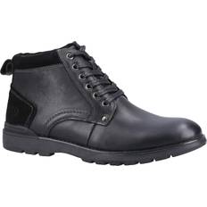 Hush Puppies Mens Dean Leather Boots Black