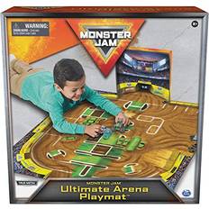 Monster Jam Monster Jam, Ultimate Arena Playmat with 2 Exclusive Die-Cast Monster Trucks, Megalodon and Grave Digger, 20 Accessories, Kids Toys for Boys and Girls Ages 3 and up Amazon Exclusive