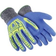 Protective Gear HexArmor HexArmor Cut & Puncture-Resistant Gloves: XL, ANSI Cut A3, ANSI Puncture 3, Nitrile, HPPE, Nylon & Glass Blue & High-Visibility, Full