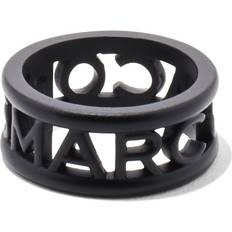 Marc Jacobs Ringar Marc Jacobs The Monogram Ring Damen Emaille/Messing Schwarz