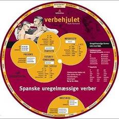 Spansk Bøger Verbehjulet, Spanske uregelmæssige verber Ruth Flensted