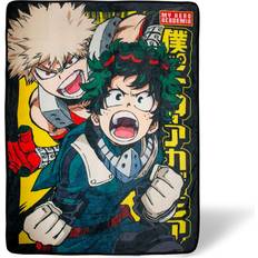 Textiles Just Funky My Hero Academia Izuku Midoriya & Katsuki Bakugo Blankets Black