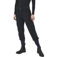 Dame - Ridesport Bukser Equipage Clash II F/G Padded Breeches Black, Female, Tøj, Bukser, Hestesport, Sort