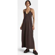 Braun - Slip Dresses Kleider G-Star G-STAR RAW Damen Slip Kleid Loose, Braun chocolat D22542-C813-285