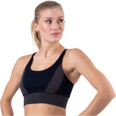 Filippa K Tøj Filippa K Jaquard Seamless Top Blue, Female, Tøj, Sports-bh, Træning, Blå