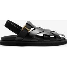 Tod's Tofflor & Sandaler Tod's T Timeless Leather Sandals - Black