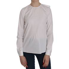 DSquared2 Women Clothing DSquared2 Crew Neck Long Sleeve Cotton Women's Blouse