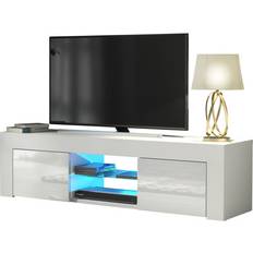 TV Unit White TV Bench 130x35cm