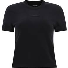 Dame - Skind T-shirts Jacquemus Elegant Sorte T-shirt - Sort