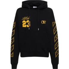 Off-White Skated Hoodie With OW 23 Logo - Black