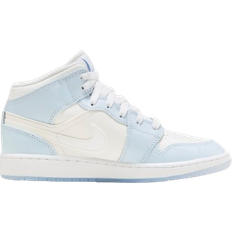 Nike Air Jordan 1 Mid SE GS - Blue Tint/Summit White/White/Ice Blue