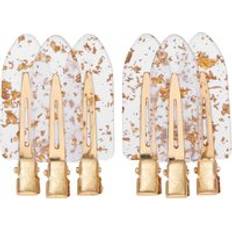 Brushworks Gold Flake No Crease Clips