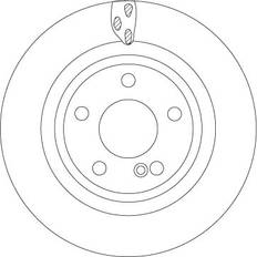 Infiniti Bremssysteme TRW Brake Disc DF6887 DF6887