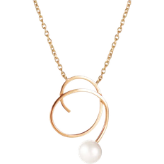 Efva Attling Little Curly Pearly Necklace - Gold/Pearl