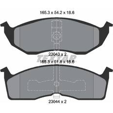 Chrysler Bremsesystemer Textar Bremseklodser 2304301