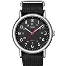 Timex Mode män kvinnor T2N647 Indiglo helg mässing fodral kvarts svart