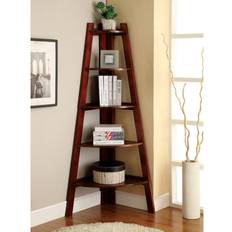 Purple Book Shelves Highland Dunes Pierview Corner Book Shelf
