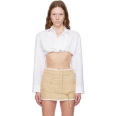 XXXS Blusas Jacquemus Bahia Courte Shirts - Bianco