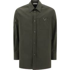 Nylon Chemises Valentino Shirt Men Military