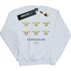 Star Wars Sweatshirts Star Wars Mandalorian Expressions Of The Child Sweatshirt - White