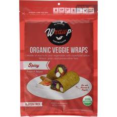 USDA Organic Ready Meals Wrawp Organic Veggie Wraps Spicy 5.6oz 6