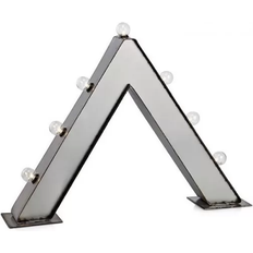 Alimentato a batteria Ponti di Candele Groundwork Iron Window Silver Ponte di Candele 38cm