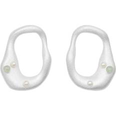 Sorelle Jewellery Care Earrings - Silver/Aventurine/Pearls