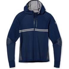 Smartwool Sweatere Smartwool Herre Intraknit Merino Tech 1/2 Zip Hoodie Blå DEEP NAVY X-large