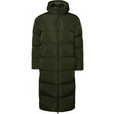 Hombre - Verde Abrigos Superdry Plumífero Largo Super Duvet - Vert