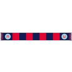 Ruffneck Scarves Navy/Red Chicago Fire Team Bar Knit