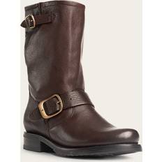 Ankle Boots The Frye Company Veronica Short Booties in Dark Brown Dark Brown