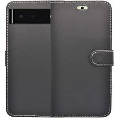 Google Pixel 6a Wallet Cases GANGXUN Black Case For Google Pixel 6A Wallet Flip PU Leather Stand Card Slot Pouch Cover