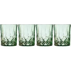 Lyngby Glas Sorrento Green Verre à whisky 32cl 4pcs