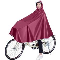 INF Vandtæt cykel-regnponcho Rød